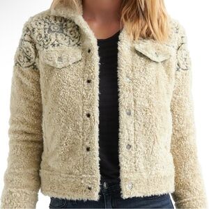Lucky Brand Women's Sherpa Tomboy Trucker Jacket